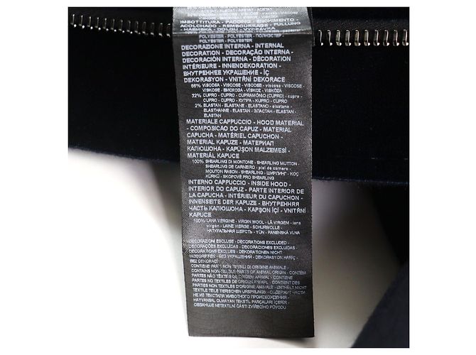 Casaco com capuz de lã virgem Giorgio Armani XL - vista 14