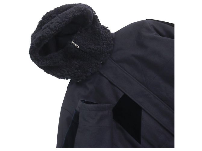 Casaco com capuz de lã virgem Giorgio Armani XL - vista 2
