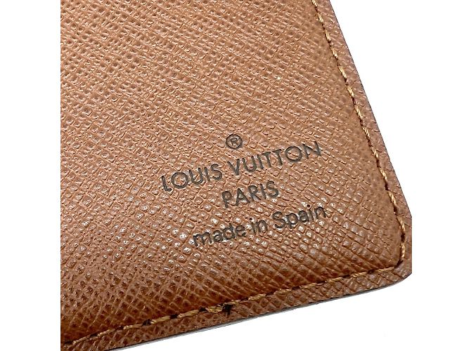 Tarjetero marrón Monogram Louis Vuitton Castaño Monograma - vista 10
