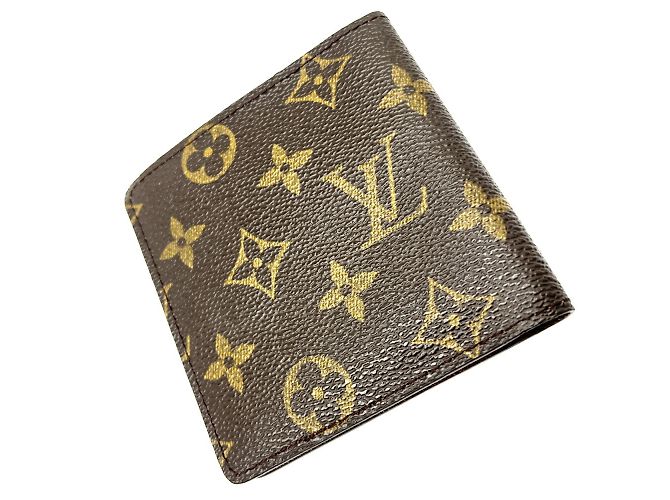 Tarjetero marrón Monogram Louis Vuitton Castaño Monograma - vista 2