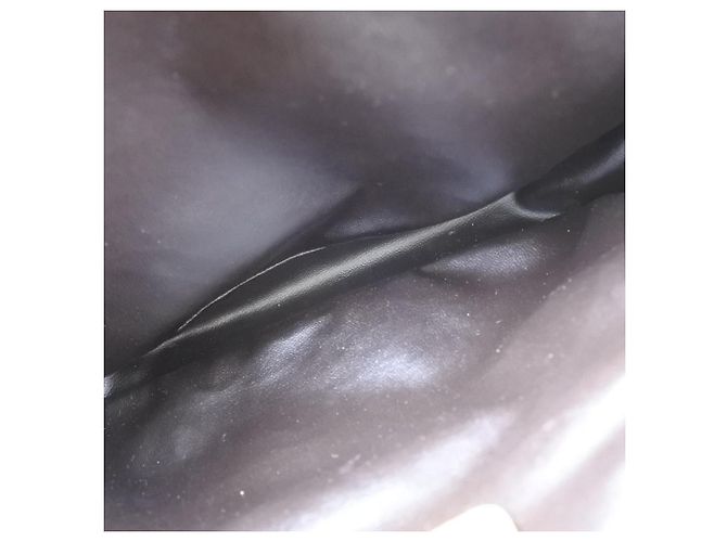 Céline Borsa a Spalla in PVC Celine Macadam Marrone - vista 8