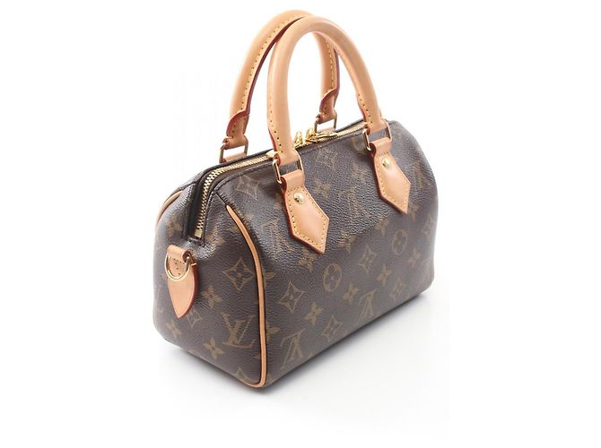 Sac à main Louis Vuitton Speedy Bandoulière 20 M46222 Marron - vue 2