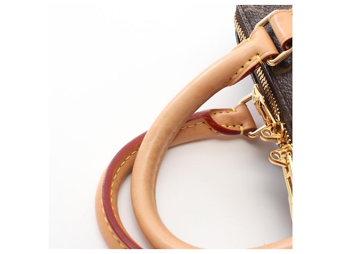 Sac à main Louis Vuitton Speedy Bandoulière 20 M46222 Marron - vue 6