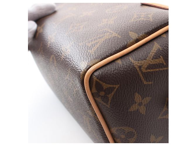 Sac à main Louis Vuitton Speedy Bandoulière 20 M46222 Marron - vue 8