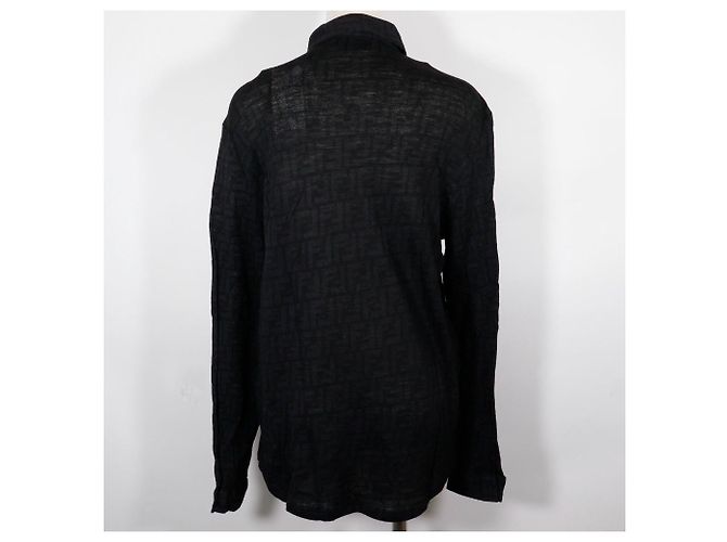 Fendi Woll-Zucca Langarmhemd - Ansicht 3