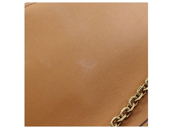MCM Tracy Borsa Media a Spalla in Pelle PVC Marrone - vista 6