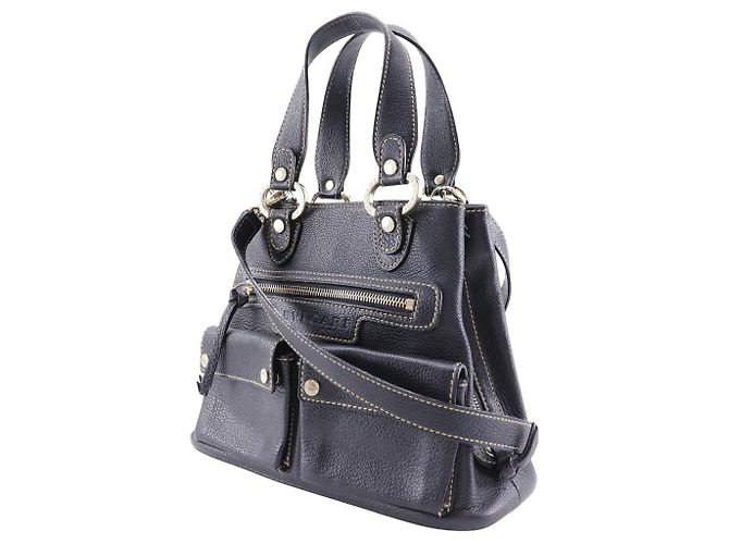 Bulgari Borsa a mano Bvlgari in pelle Maxi Letter 2WAY Nero - vista 2