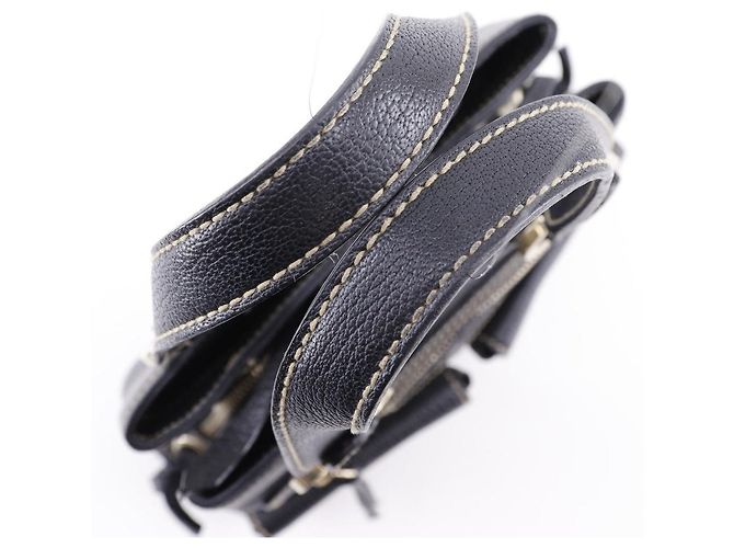 Bulgari Borsa a mano Bvlgari in pelle Maxi Letter 2WAY Nero - vista 6