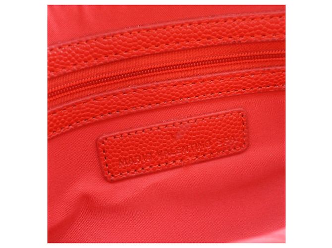 Autre Marque Borsa a spalla in pelle Mario Valentino 2WAY Clutch Rossa Rosso - vista 6