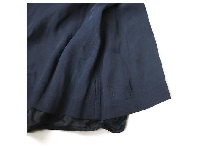 Autre Marque Vestido con capucha de acetato TOGA Marino Azul marino - vista 7