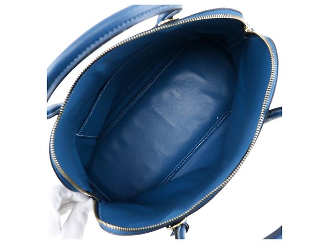 Hermès Borsa Hermes Bolide 37 in pelle Clémence blu - vista 6