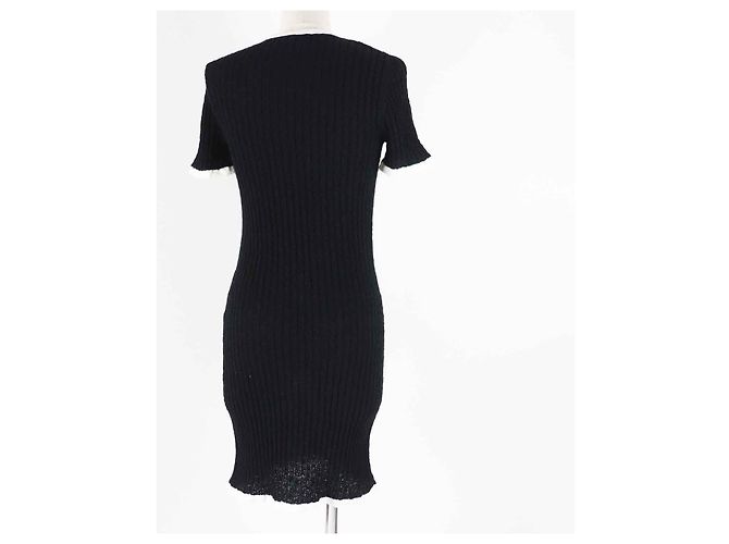 Chanel Baumwollkurzes Kurzarmkleid in zwei Farben - Ansicht 4