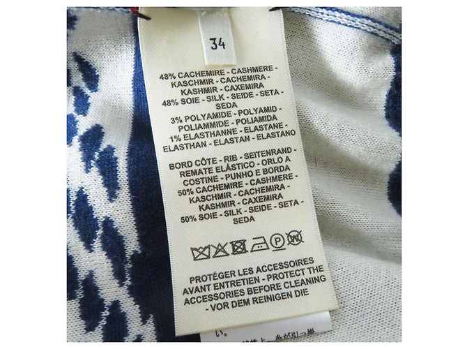 Hermès Cardigã de cashmere e seda Hermes para mulheres - vista 7