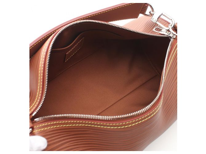 Louis Vuitton Epi Leather Soft Polochon Handbag M23092 Brown - view 3