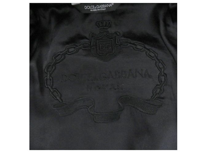 Casaco com capuz de lã, nylon e pele Dolce & Gabbana Marrom - vista 8