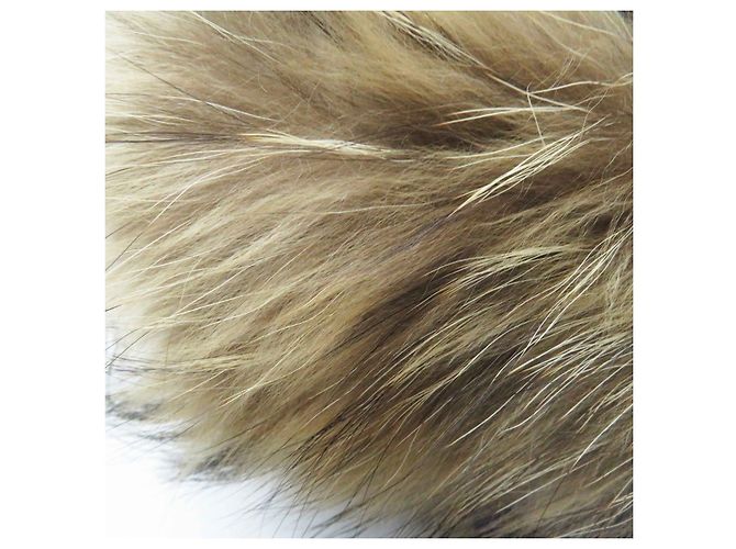 Abrigo de plumas con capucha Missoni con piel de mapache - vista 8