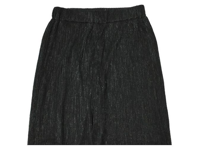Autre Marque Ray BEAMS Lame plissierte Hose Schwarz - Ansicht 5