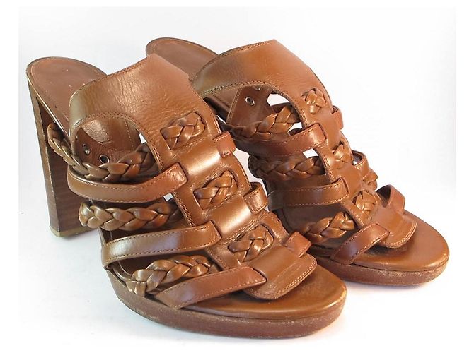 Gianvito Rossi sandali con tacco Marrone - vista 12