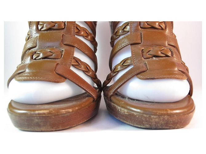 Gianvito Rossi sandali con tacco Marrone - vista 14