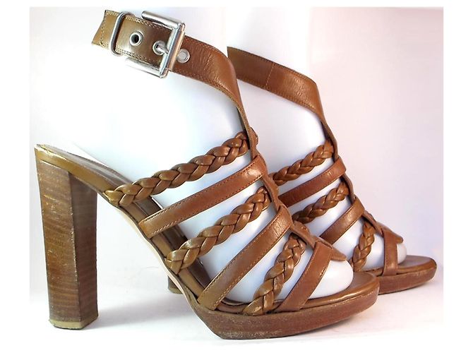 Gianvito Rossi sandali con tacco Marrone - vista 16