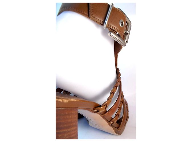 Gianvito Rossi sandali con tacco Marrone - vista 7