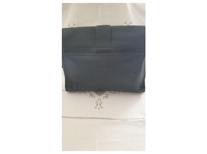 Borsa a mano Gianfranco Ferré in pelle di agnello nera Nero - vista 7