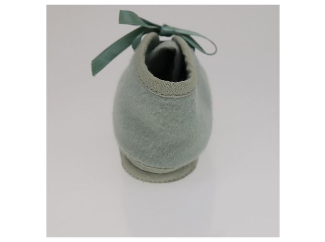 Hermès HERMES Babyschuhe aus Wolle hellblau Auth bs21342 - Ansicht 10
