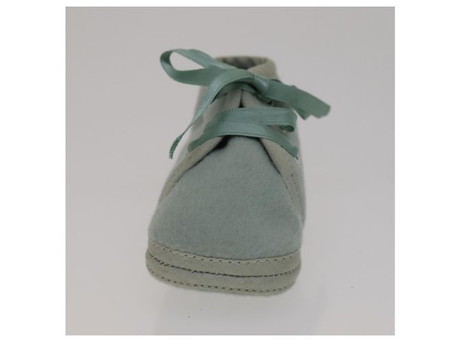 Hermès HERMES Babyschuhe aus Wolle hellblau Auth bs21342 - Ansicht 2
