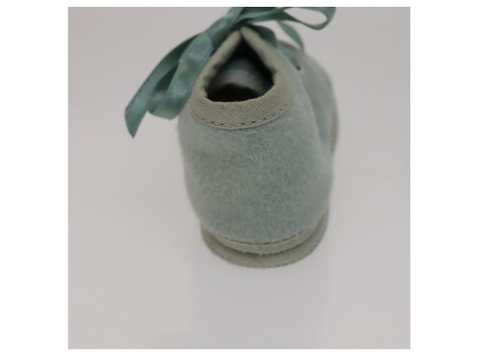 Hermès HERMES Babyschuhe aus Wolle hellblau Auth bs21342 - Ansicht 3