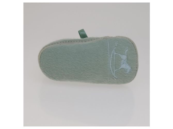 Hermès HERMES Babyschuhe aus Wolle hellblau Auth bs21342 - Ansicht 7