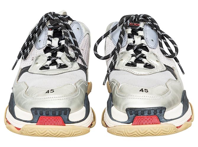 Sneakers Balenciaga Triple S Multicolore - vista 3