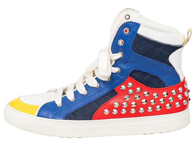 Baskets montantes cloutées Dsquared2 Multicolore - vue 6