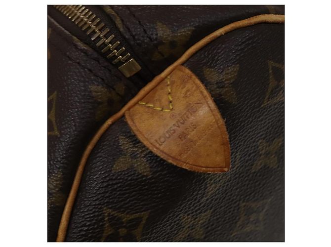 LOUIS VUITTON Monogram Keepall 60 Borsa Boston M41422 LV Auth 108604 Monogramma - vista 17