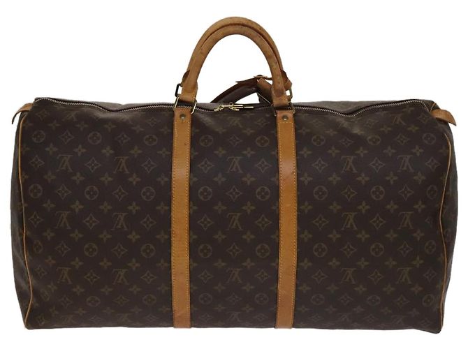 LOUIS VUITTON Monogram Keepall 60 Borsa Boston M41422 LV Auth 108604 Monogramma - vista 2