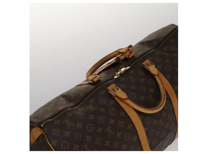 LOUIS VUITTON Monogram Keepall 60 Borsa Boston M41422 LV Auth 108604 Monogramma - vista 6