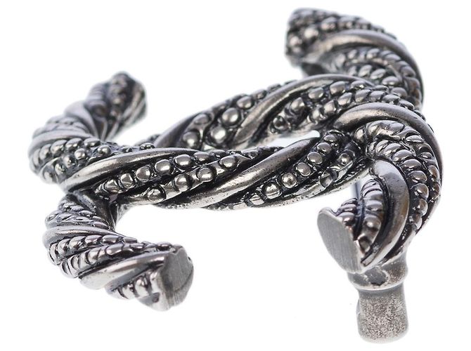 Gioielli CHANEL CC in Metallo Argento - 102420 - vista 4