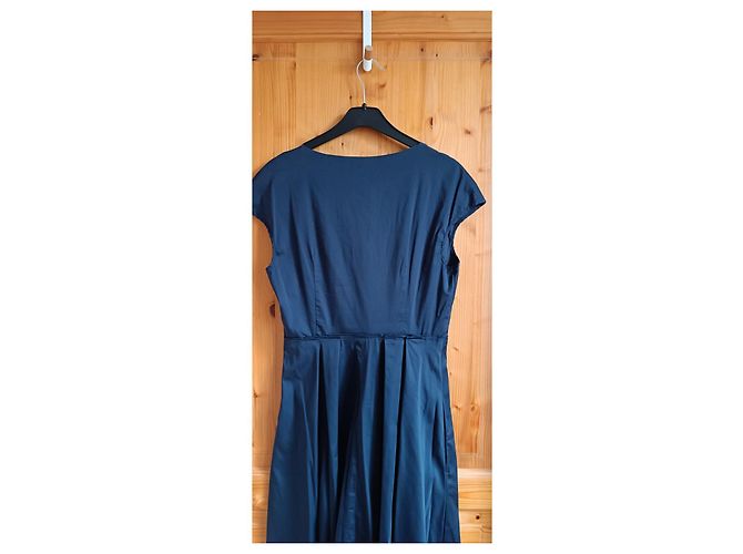 Vestido Weekend Max Mara Vertice azul de algodón Azul marino - vista 6