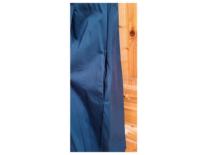 Vestido Weekend Max Mara Vertice azul de algodón Azul marino - vista 7