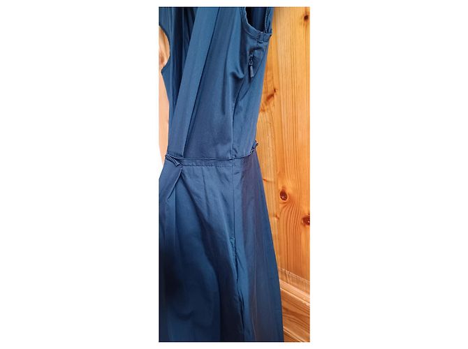 Vestido Weekend Max Mara Vertice azul de algodón Azul marino - vista 8