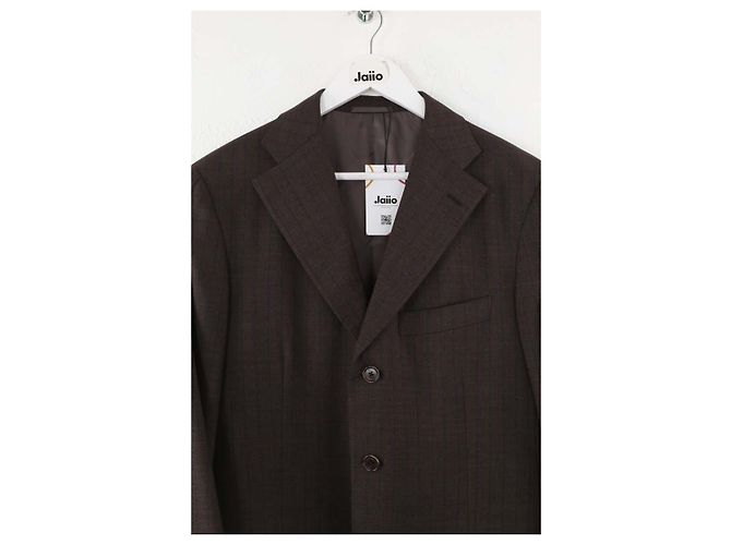 Franck Namani Braune Wolljacke - Ansicht 2