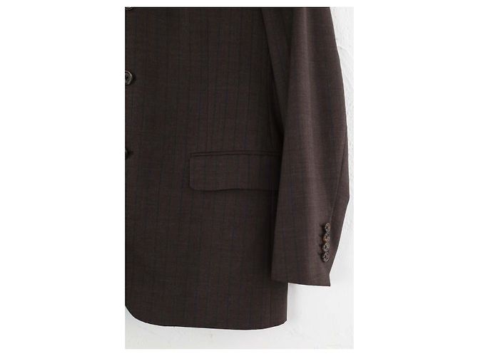 Franck Namani Braune Wolljacke - Ansicht 3