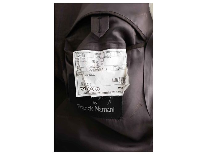 Franck Namani Braune Wolljacke - Ansicht 7