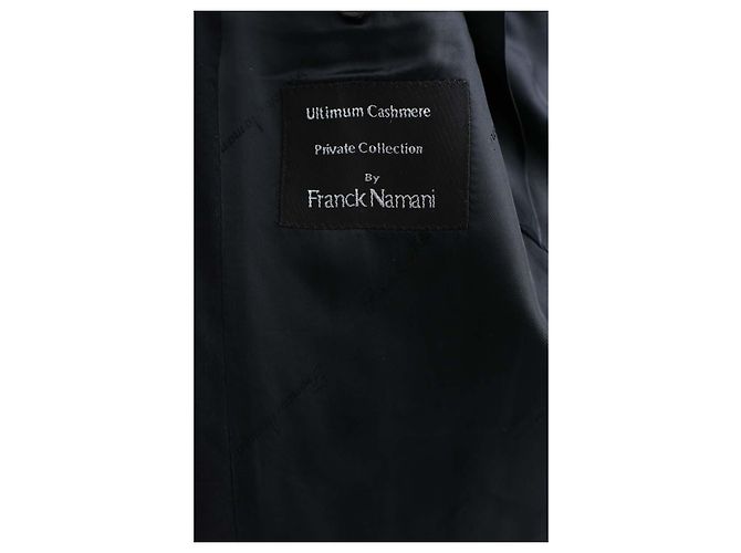 Franck Namani Kaschmirjacke Schwarz - Ansicht 6