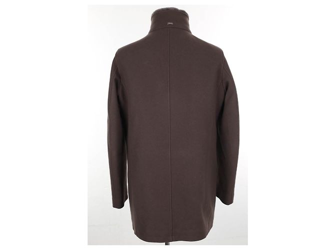 Herno Brown wool coat - view 4