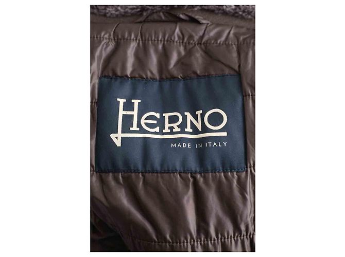 Herno Brown wool coat - view 5