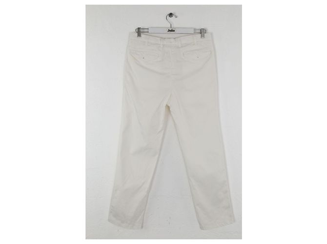 Franck Namani Pantaloni bianchi in cotone Bianco - vista 3