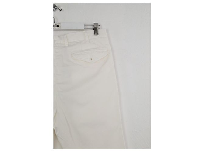 Franck Namani Pantaloni bianchi in cotone Bianco - vista 4
