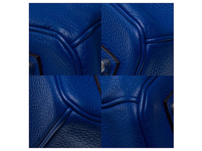 Hermès Bolso HERMES Birkin 35 en Cuero Azul - 102412 - vista 12