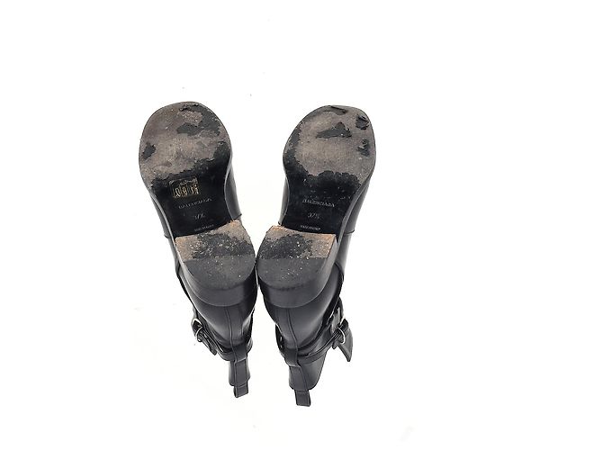 Botines Chelsea de papel Balenciaga Negro - vista 12