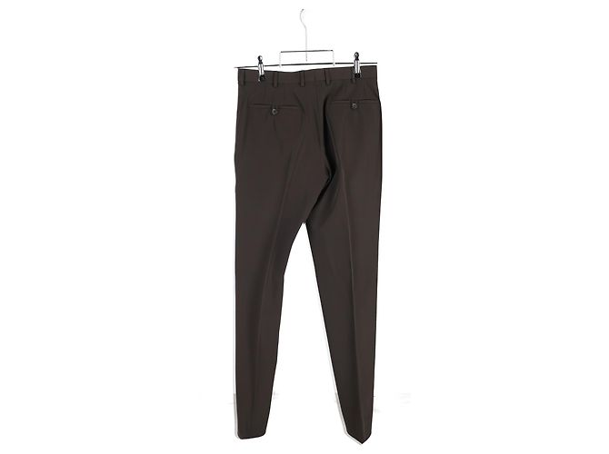 Prada gerade Hosen aus braunem Polyamid - Ansicht 5